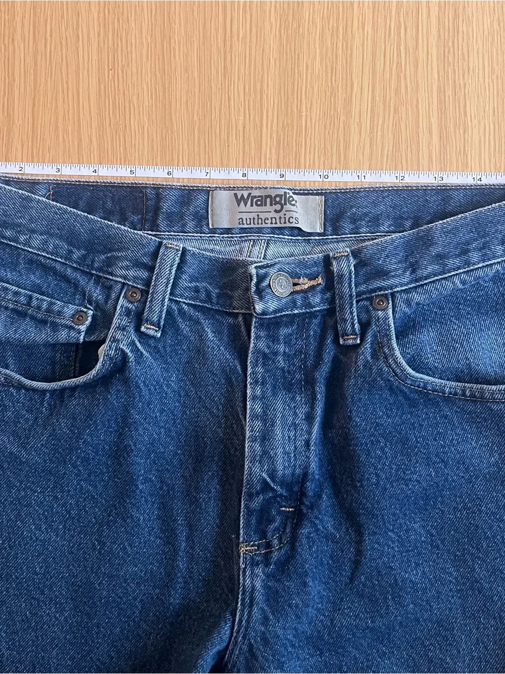 Wrangler Authentics Jeans 👖 33x30 Blue Straight Leg Denim